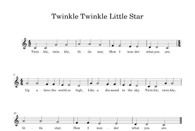 transcribe your sheet music or pdf to instrumental